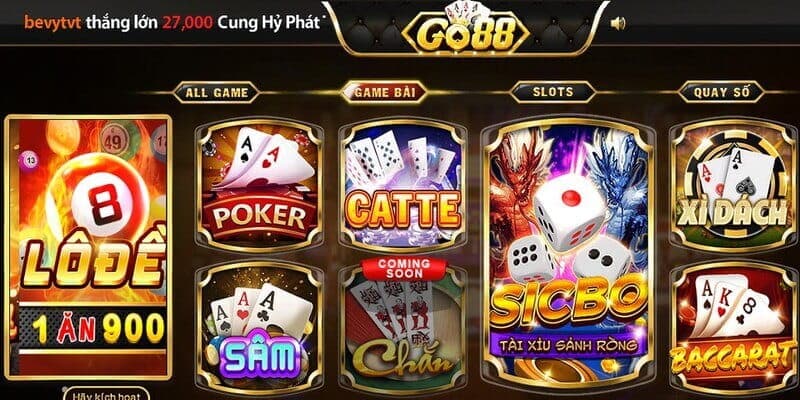 Go88 là cổng game bài xì tố đổi thưởng náo nhiệt hàng đầu