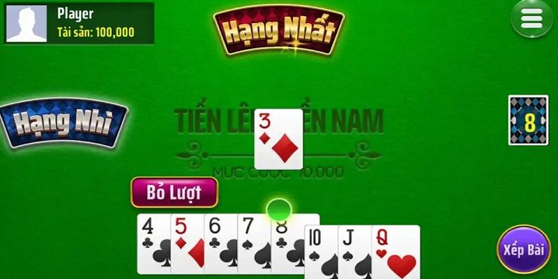 Luật chơi Tiến Lên miền Nam trực tuyến cơ bản